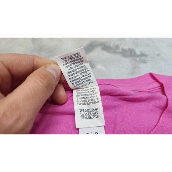 Victoria's Secret Small Pink 86 Campus Cotton Tee NWT - Picture 4 of 8